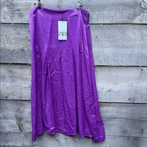 Zara Vibrant Purple Maxi Skirt